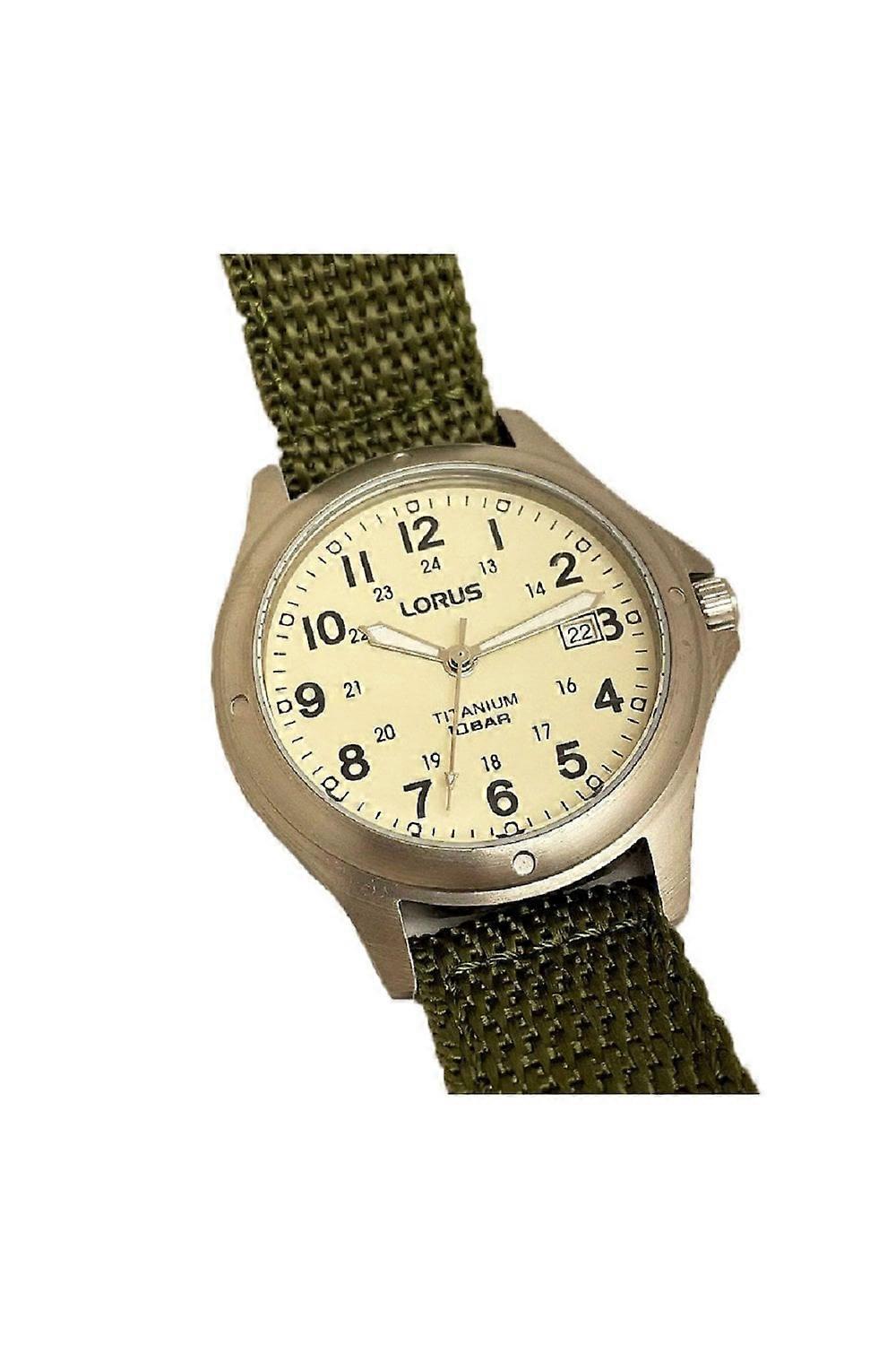 Strap Lorus Field Watch Rxd425l8 Titanium Field Lorus Gents Sports