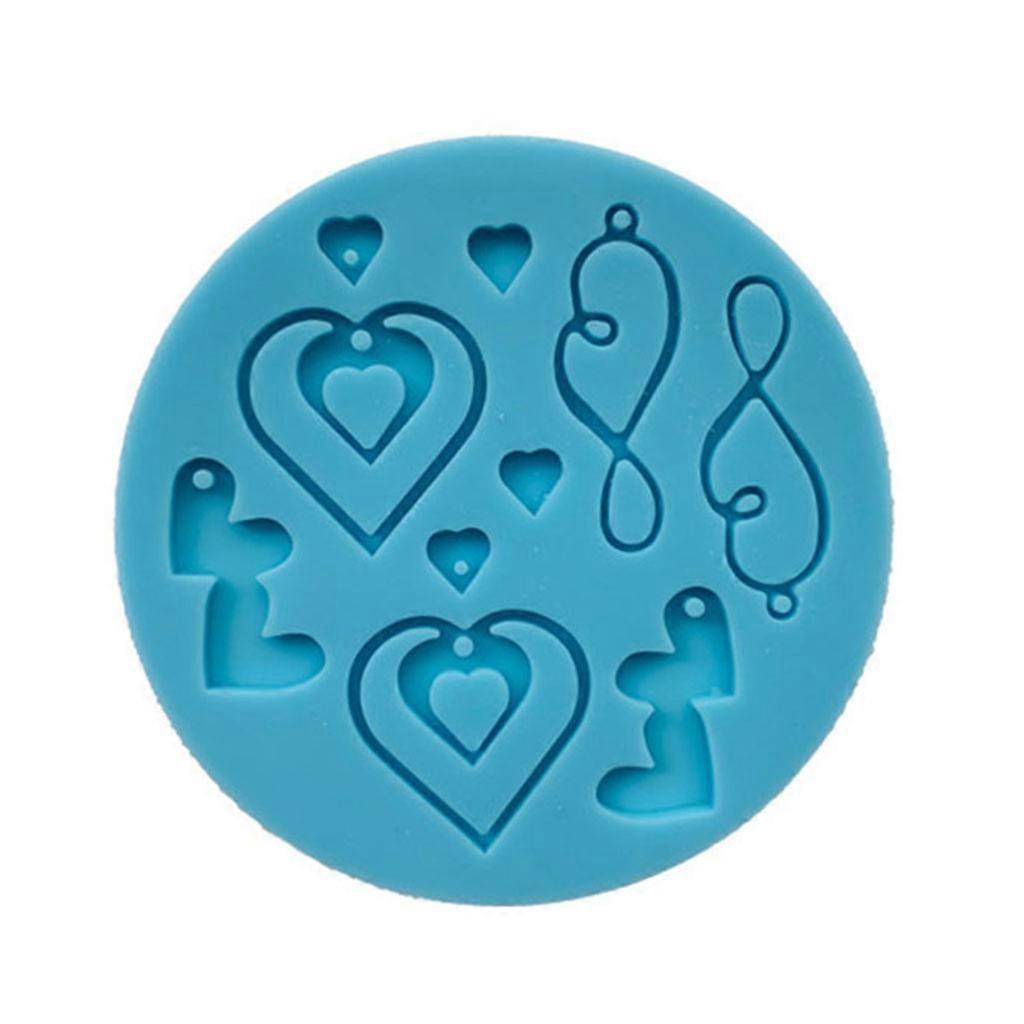 עגילים עובש שרף אפוקסי DIY מלאכת יד כלי להכנת תכשיטים טיפת אוזן יציקת תליון יציקת סיליקון