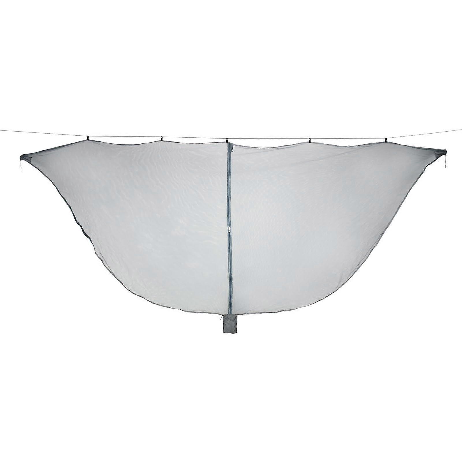 Camping hammock net, lightweight and portable, 360 degree protection gray