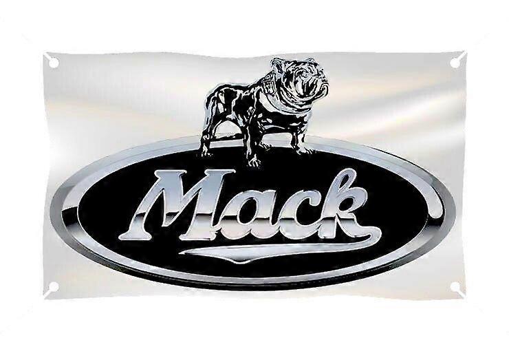 Mack φορτηγά αγωνιστικά Banner σημαία αγώνα Σημαία 3X5 ft Γκαράζ Wall Art Υπαίθριο εργαστήριο QQTO310