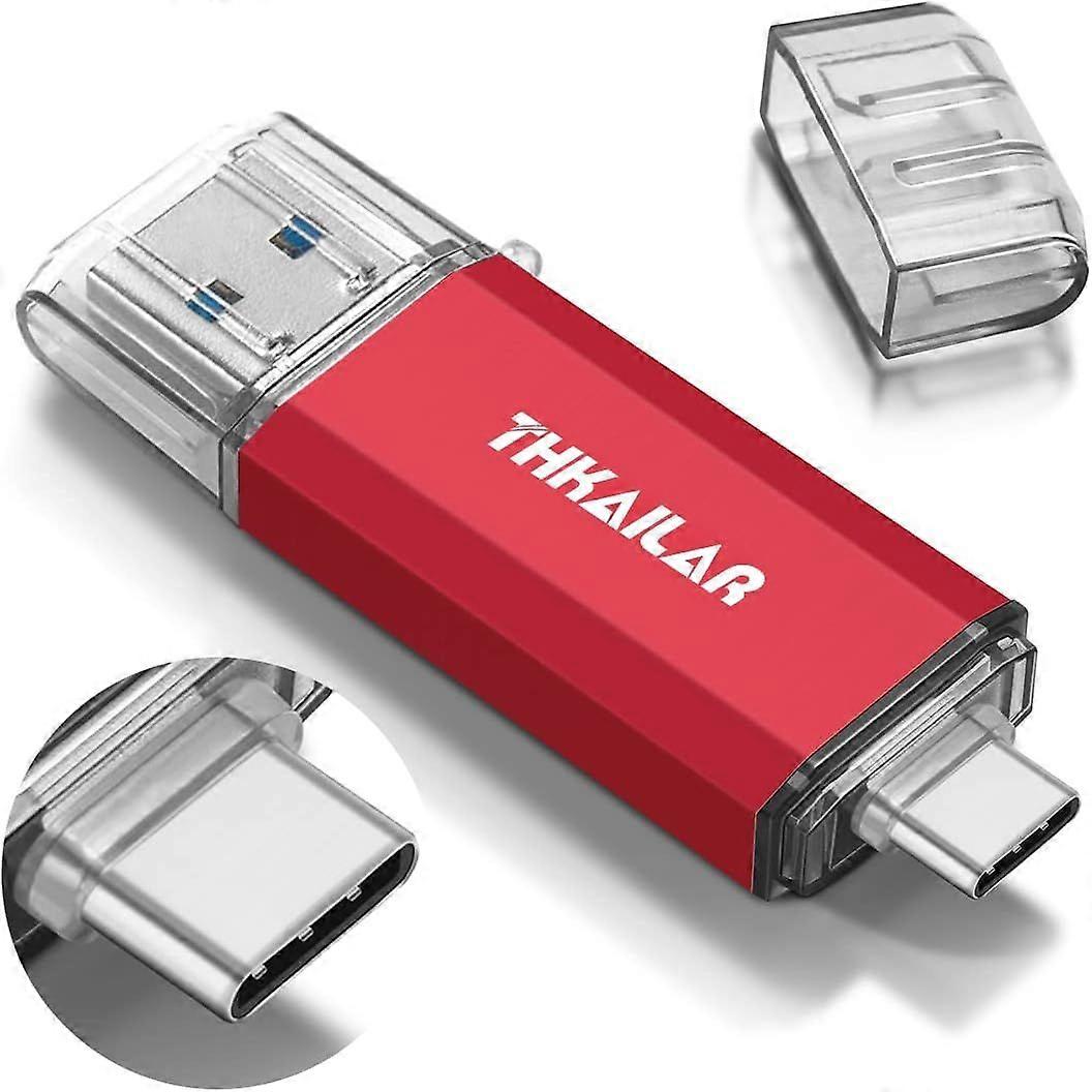 2025 Latest Model  USB C Flash Drive 256GB,USB Flash Drive with Type C and Type A 3.1 Port