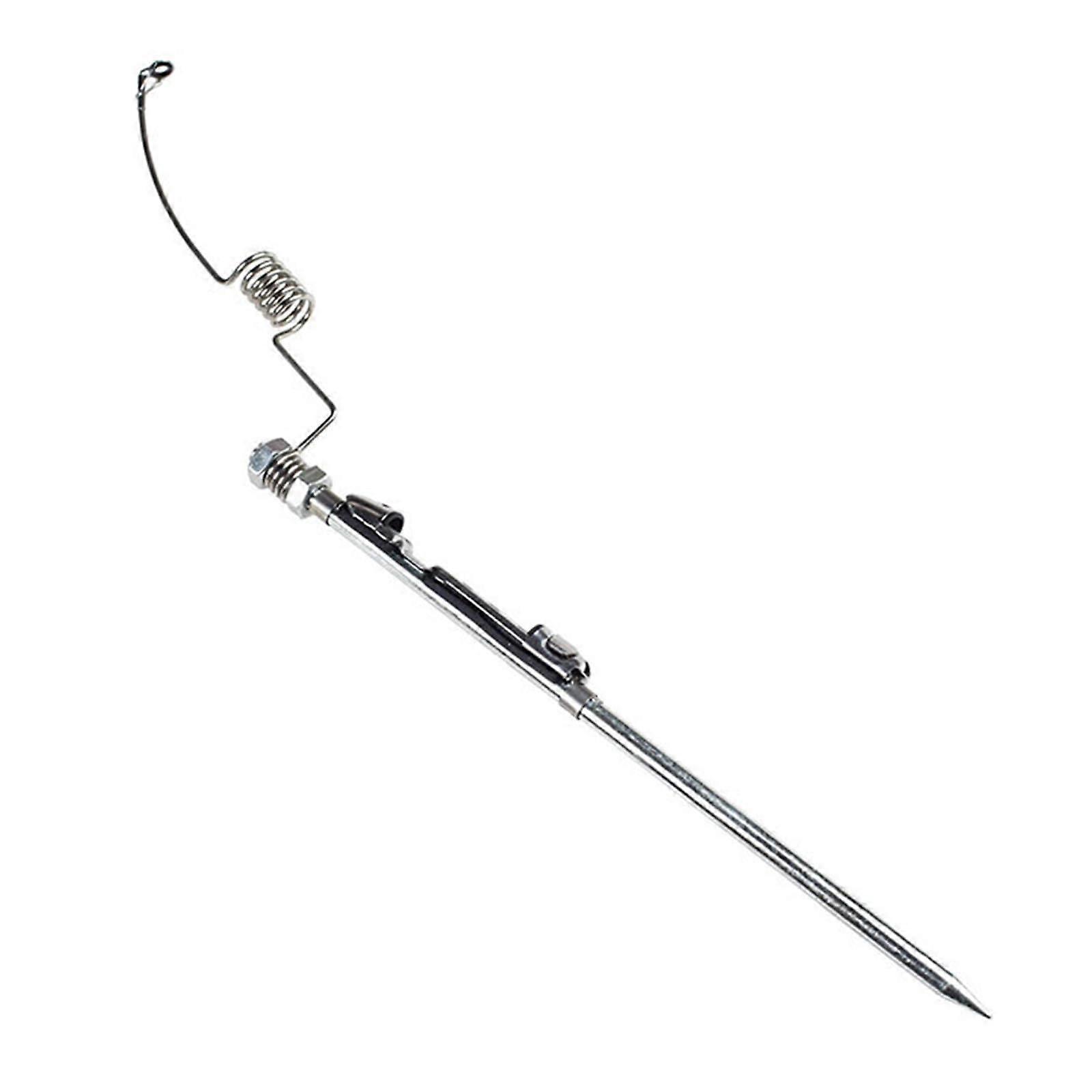 Ice Fishing Rod Foldable Stainless Steel With SpringLoaded Bite Indicators For Easy Catching And Automatic Lifting