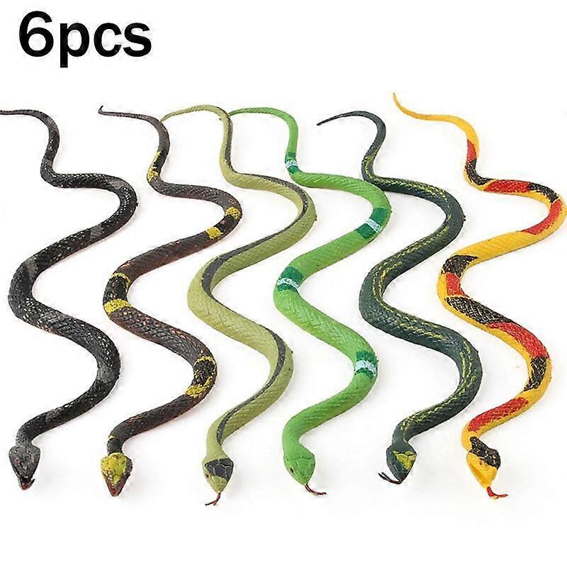 929-65 Snake Set (A)$ Children's Simulation Reptile Wild Animal Model Tricky Python Cobra Rattlesnake Model