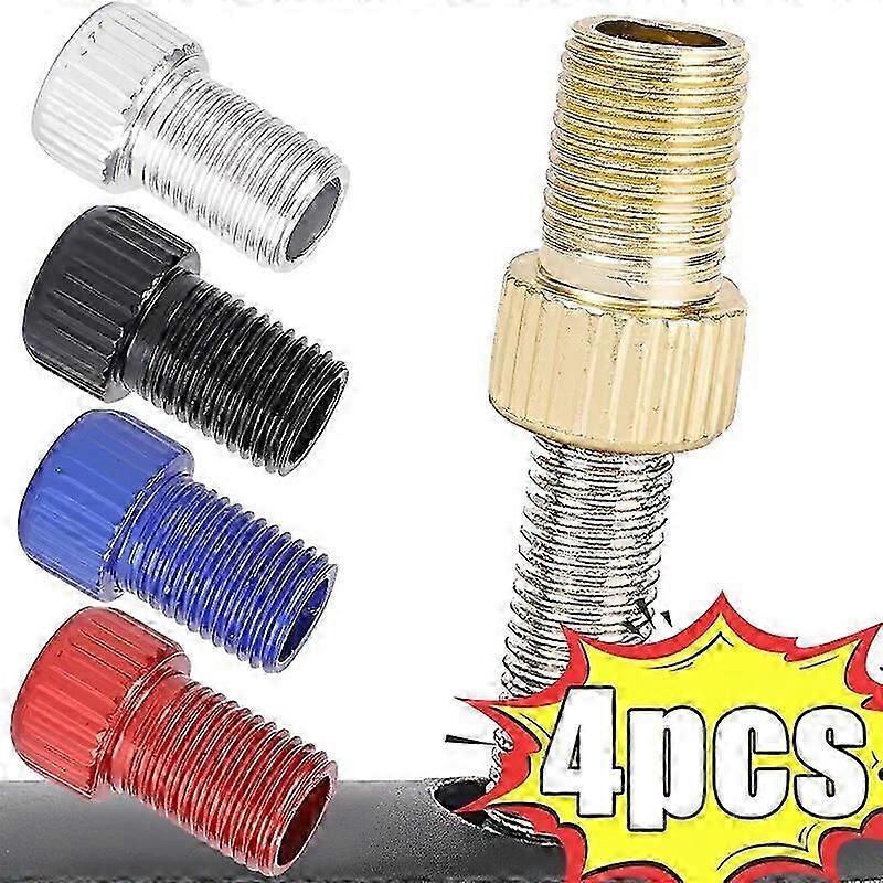 Presta - Schrader Bisiklet Pompası Adaptörü - Alüminyum Alaşımlı Bisiklet Vanası Dönüştürücü