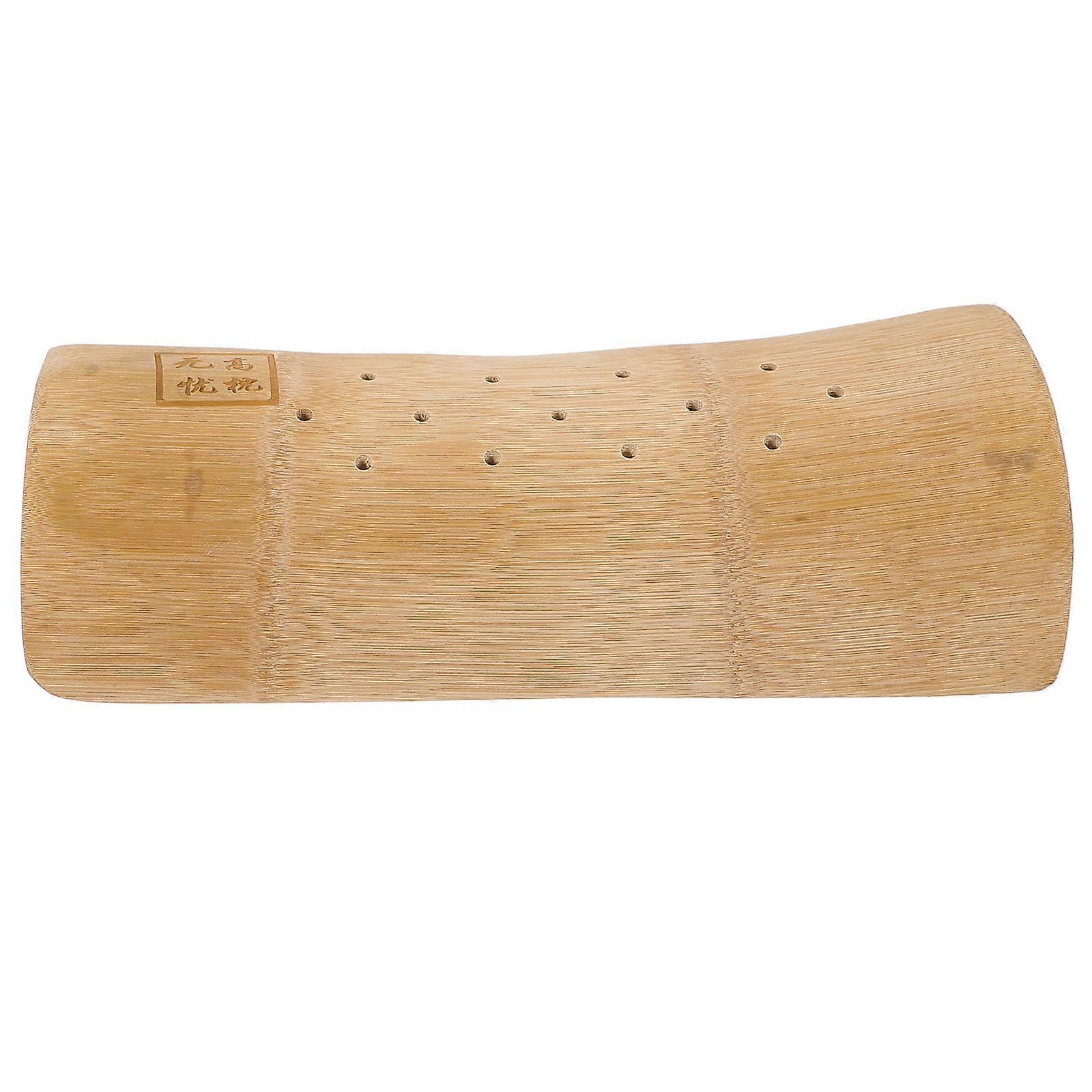 Comfortable Bamboo Neck Pillow for Lumbar Care Home Use