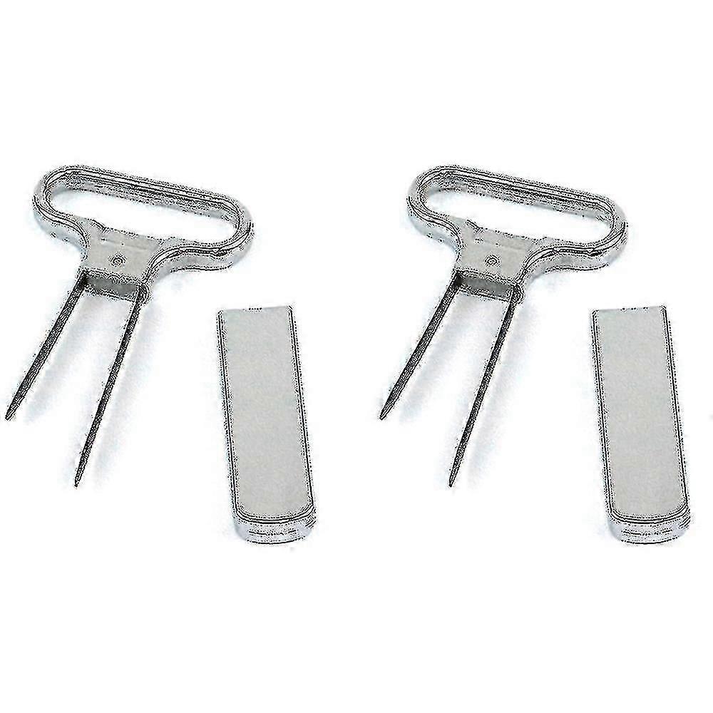 مجتذب الفلين المحمول ذو شقين من سبائك الفلين مع غطاء لزجاجات النبيذ والبيرة