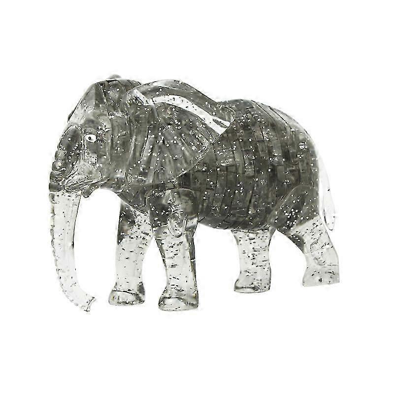 Crystal Puzzle 3d Elephant