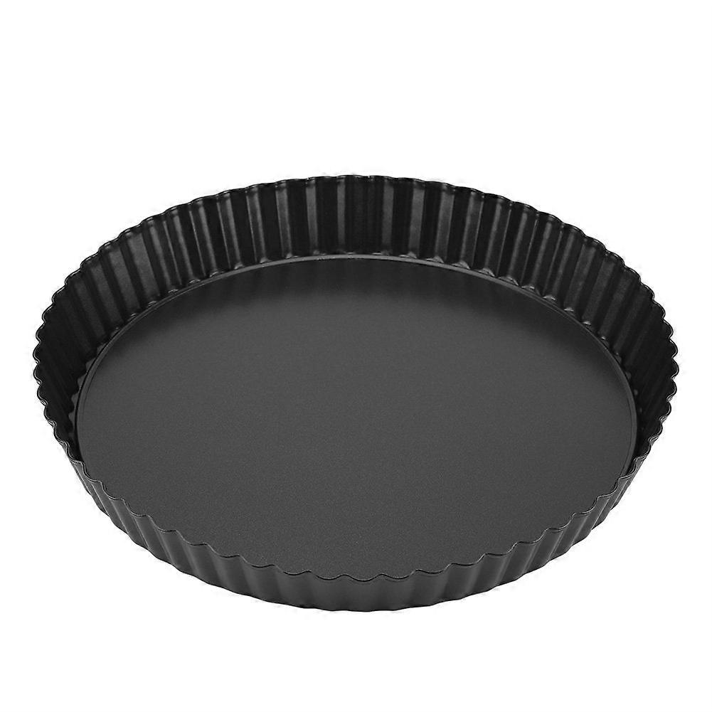 Pizza Pan With Non-Stick Coating, High Thermal Conductivity, Dishwasher Safe, Removable For Quiche And Cakes And Tarts