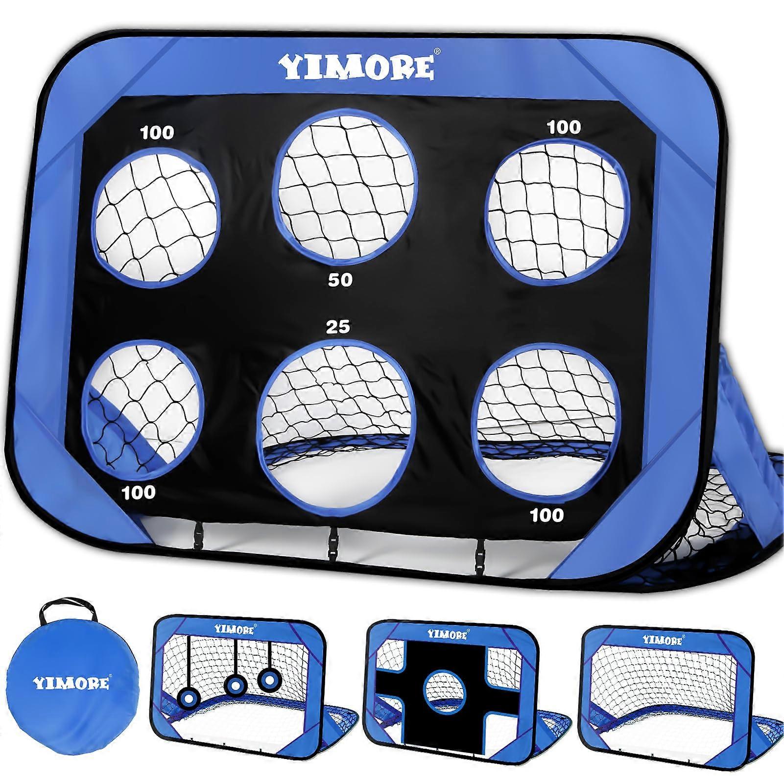 Football Goals for Garden with Carry Bag, 4 Game Modes Mini Football Goal