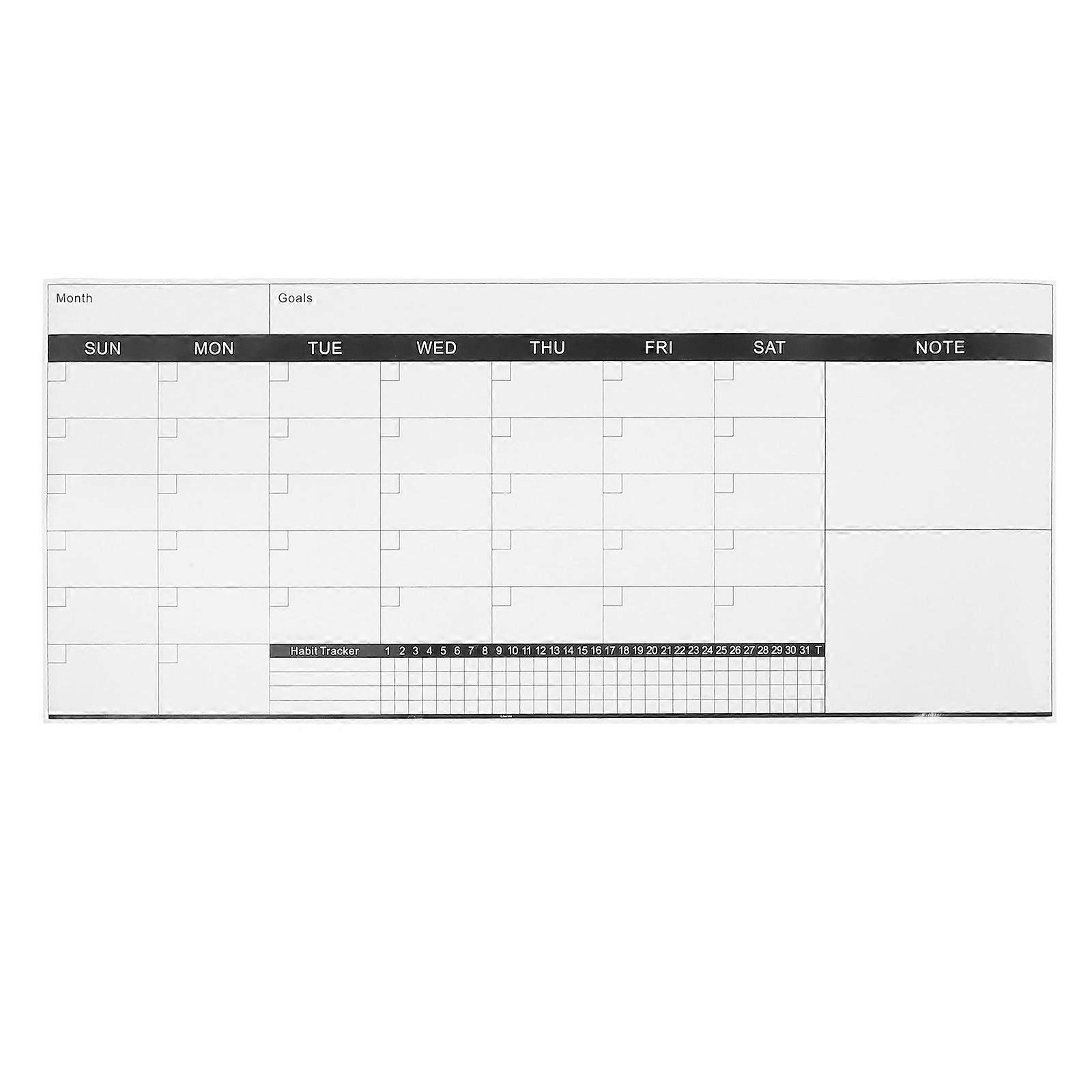 Weekly Planning Schedule Board Reusable Dry Erase Whiteboard for Dorm Room Decor 1Set