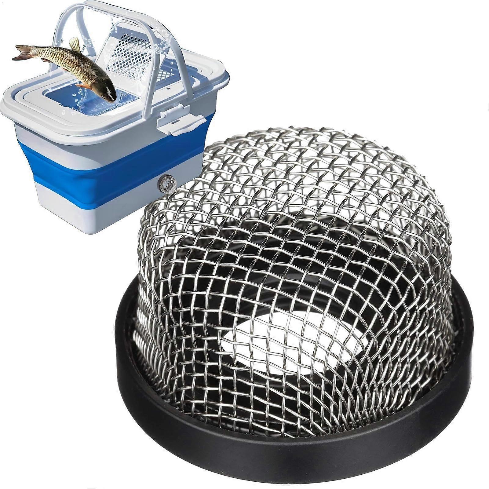 Mesh Aerator Screen for Boat Water Pumps, Screw-On Mesh Filter, Industrial Inline Screen for Aerator Pumps, Durable Design