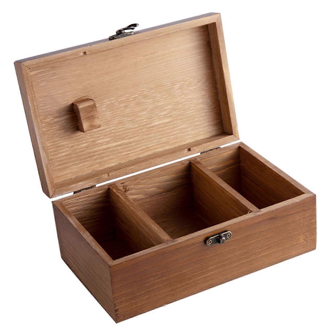 Sewing Box Solid Wood Craft Needle Holder Vintage Basket for Needle Storage and Organizer for Delicate Sewing Tools