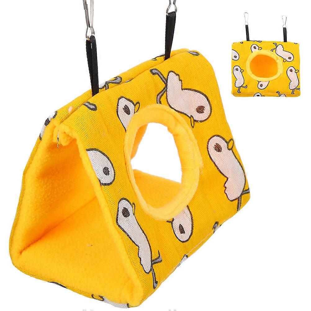 Breathable Bird Hammock Hanging Nest Bed Parrots Comfortable Living Environment 24x15cm 1Set