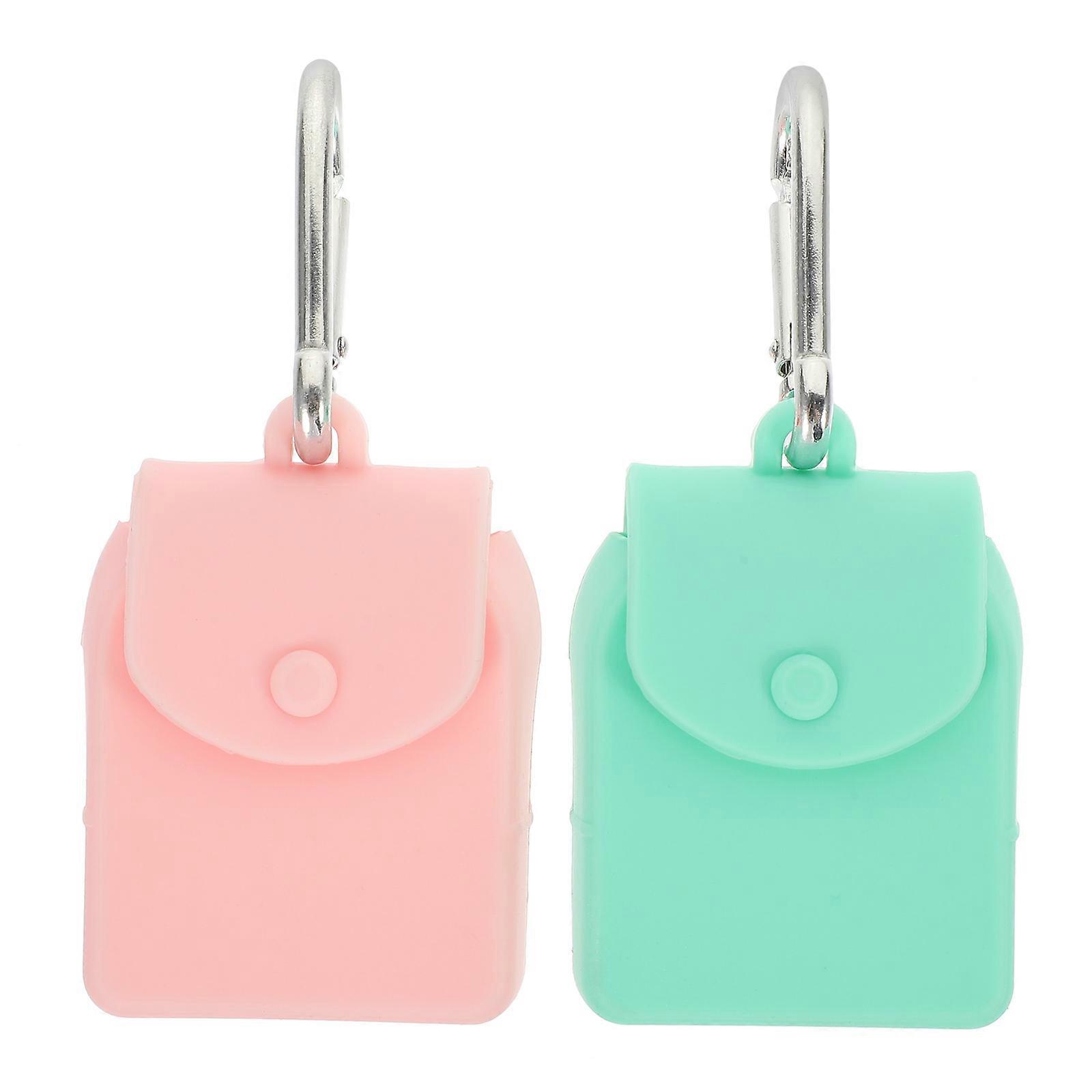 Silicone Coin Purse with Hook Durable & Versatile Storage Bag for Coins, Keys, and Small Items