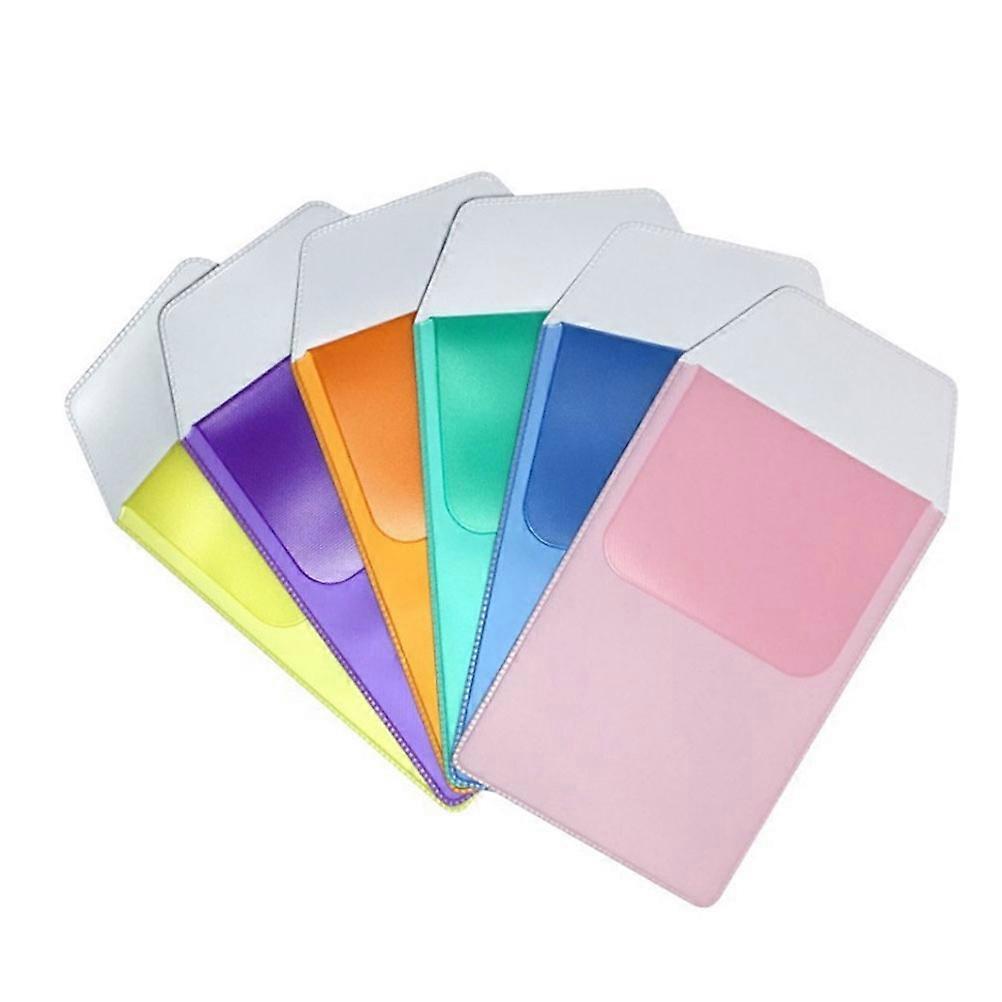 Pocket Protector Pen Inserted Pouch for Nurses 12Pcs Colorful PVC Organizer