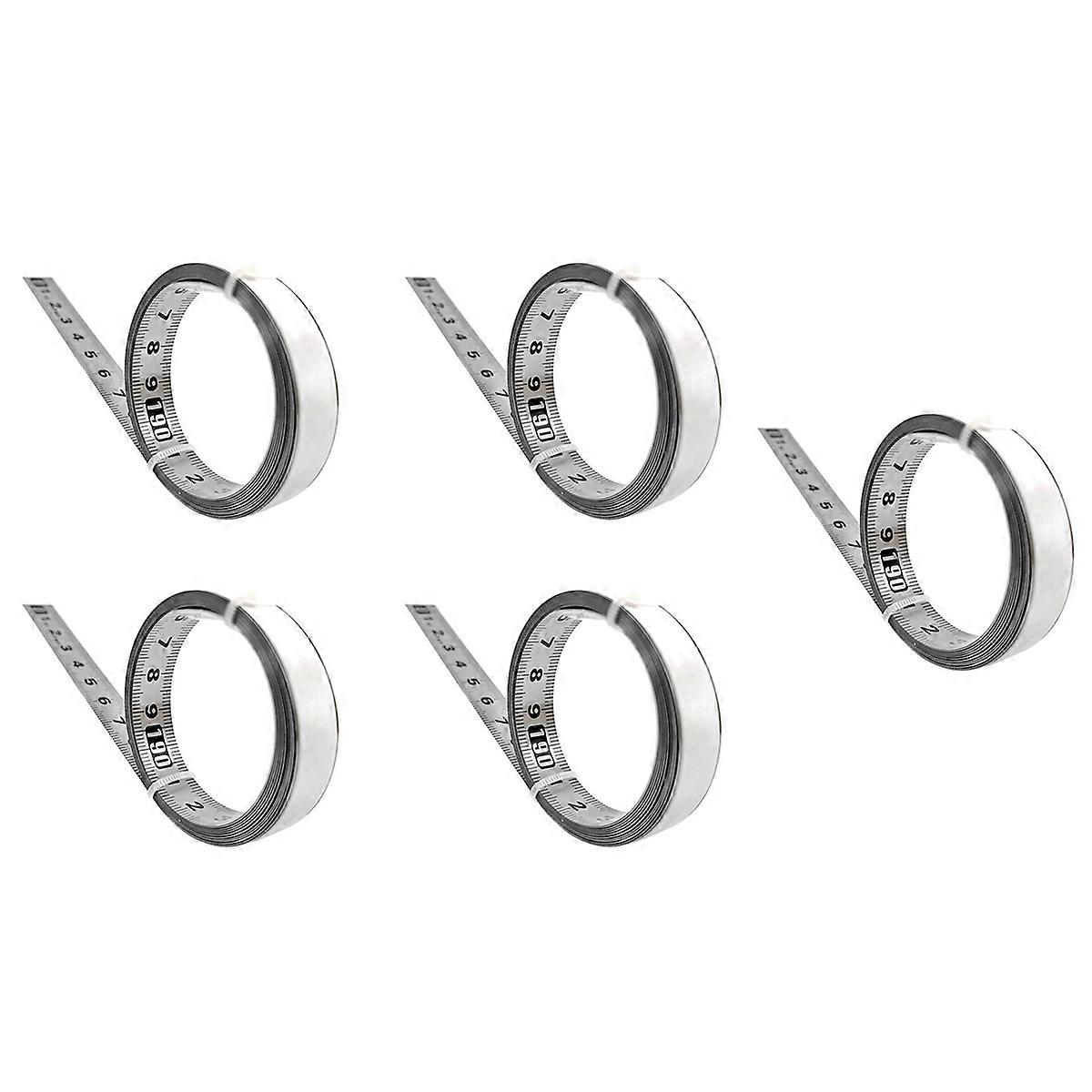 Stainless Steel Adhesive Scale Precision Woodworking Guide Rail Self-Adhesive Tape Measure Metal Rul