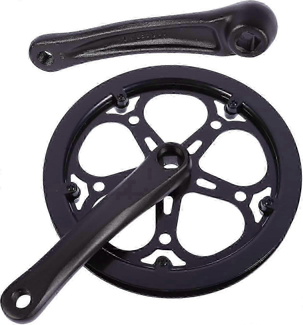 مجموعة الكرنك أحادية السرعة 52T 170mm سبائك الألومنيوم لدراجة الطرق الجبلية