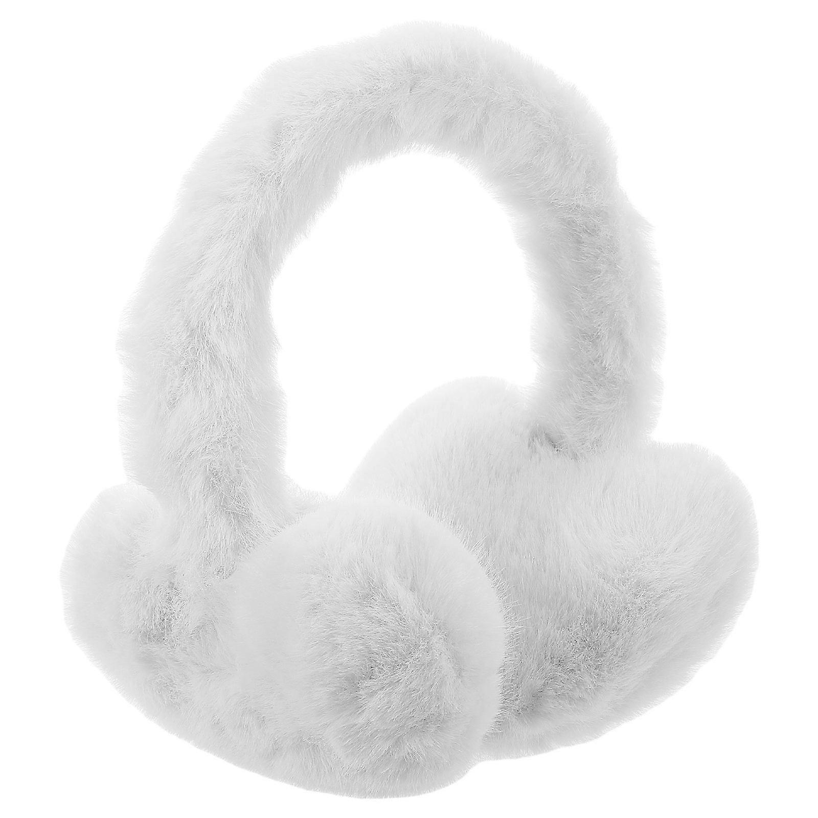 Fluffy Plush Winter Ear Muffs for Women – Stylish Faux Ear Warmers for Cold Weather Outdoor Activities and Valentine's Day