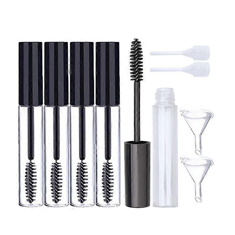 5 pcs 10 ml Empty Mascara Containers with Eyelash Brush