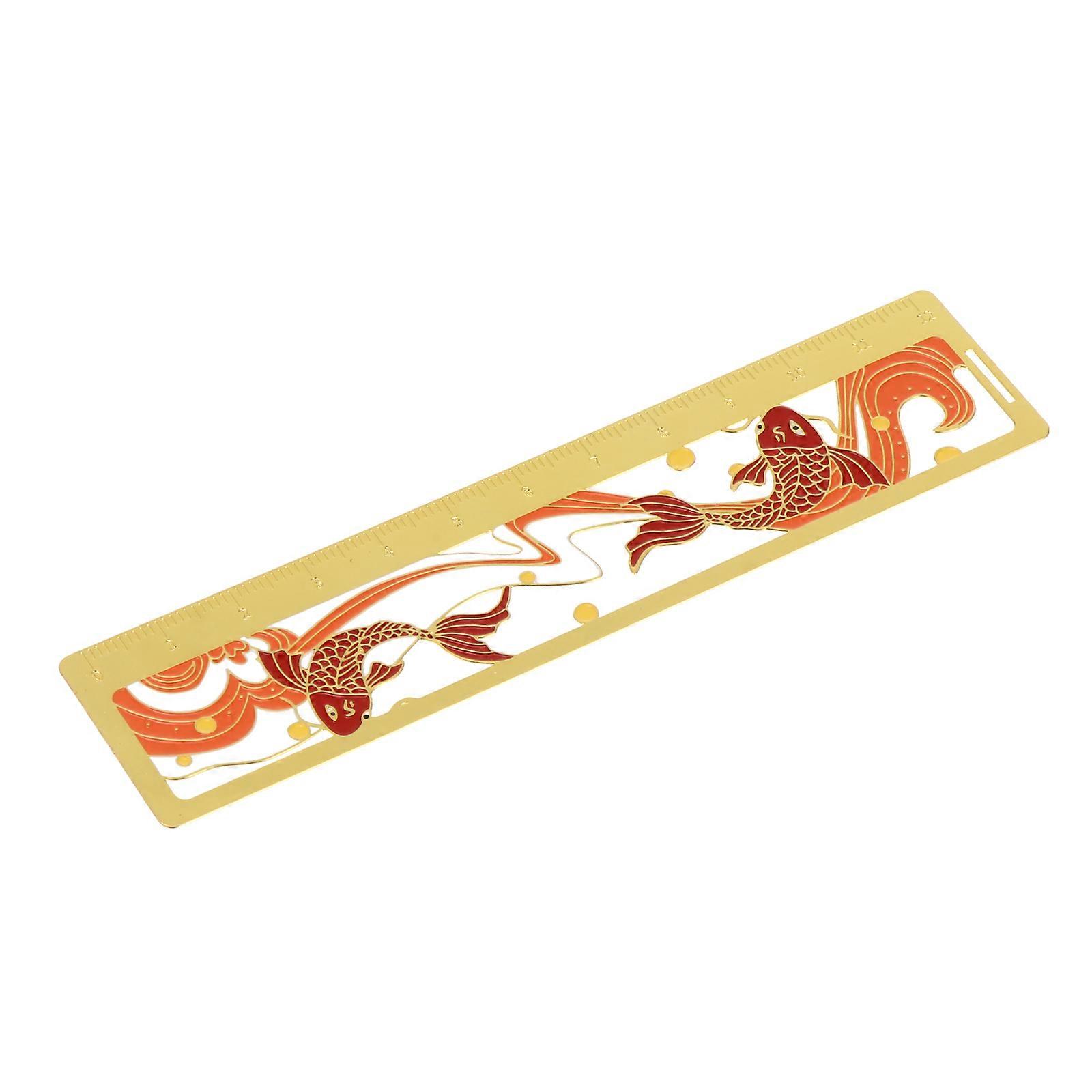 Delicate Metal Bookmark Ruler Vintage Style For Readers Book Page Marker 1Pcs