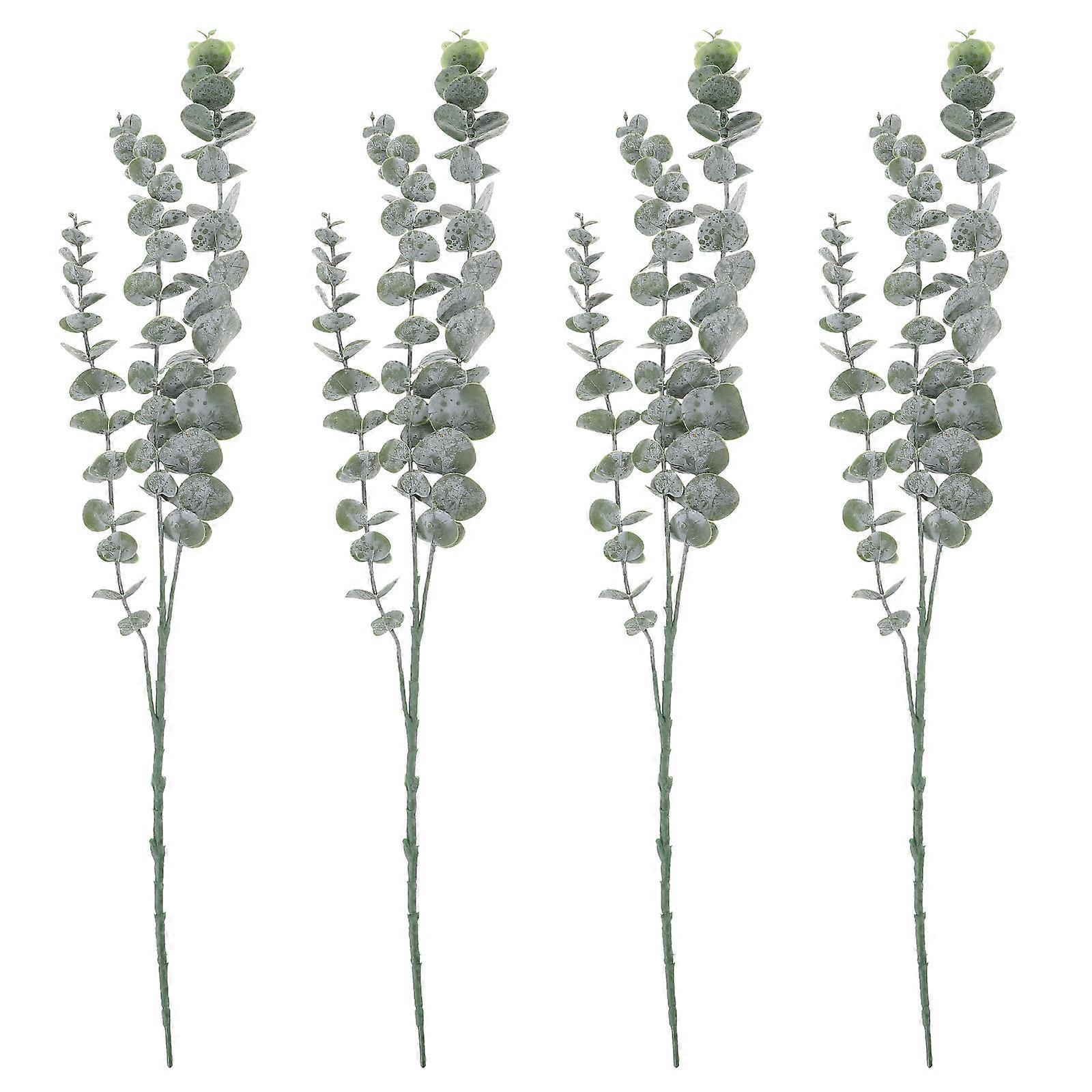 Here's a polished product description based on your input:

 

**4PCS Simulated Plant Leaves – Realistic Faux Foliage for Home & Office