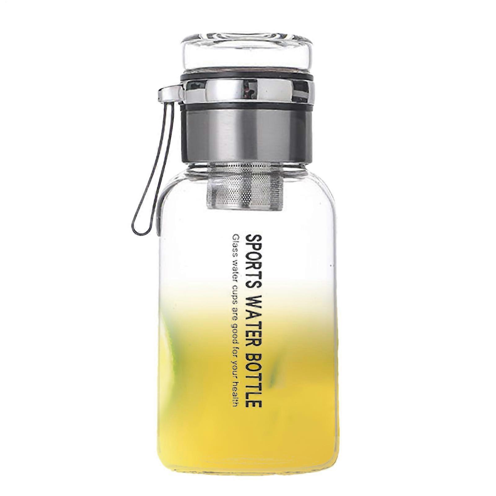 Water Bottle, Clear Juice Bottle With Large Capacity, Leakproof Reusable Container For Juices Milk Coffee Tea And Drinks