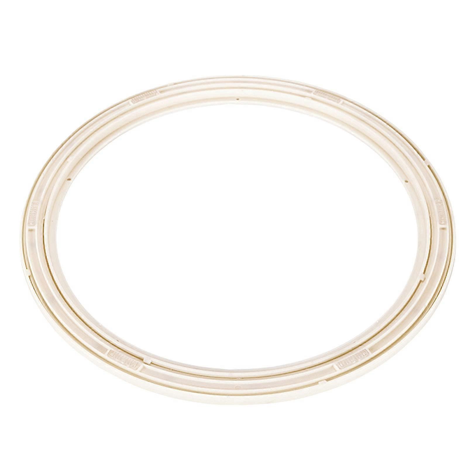 Turntable Bearing Rotating Base 400 mm Heavy Duty ABS Rubber for TV Monitor Stand Smooth Durable Beige 16 in