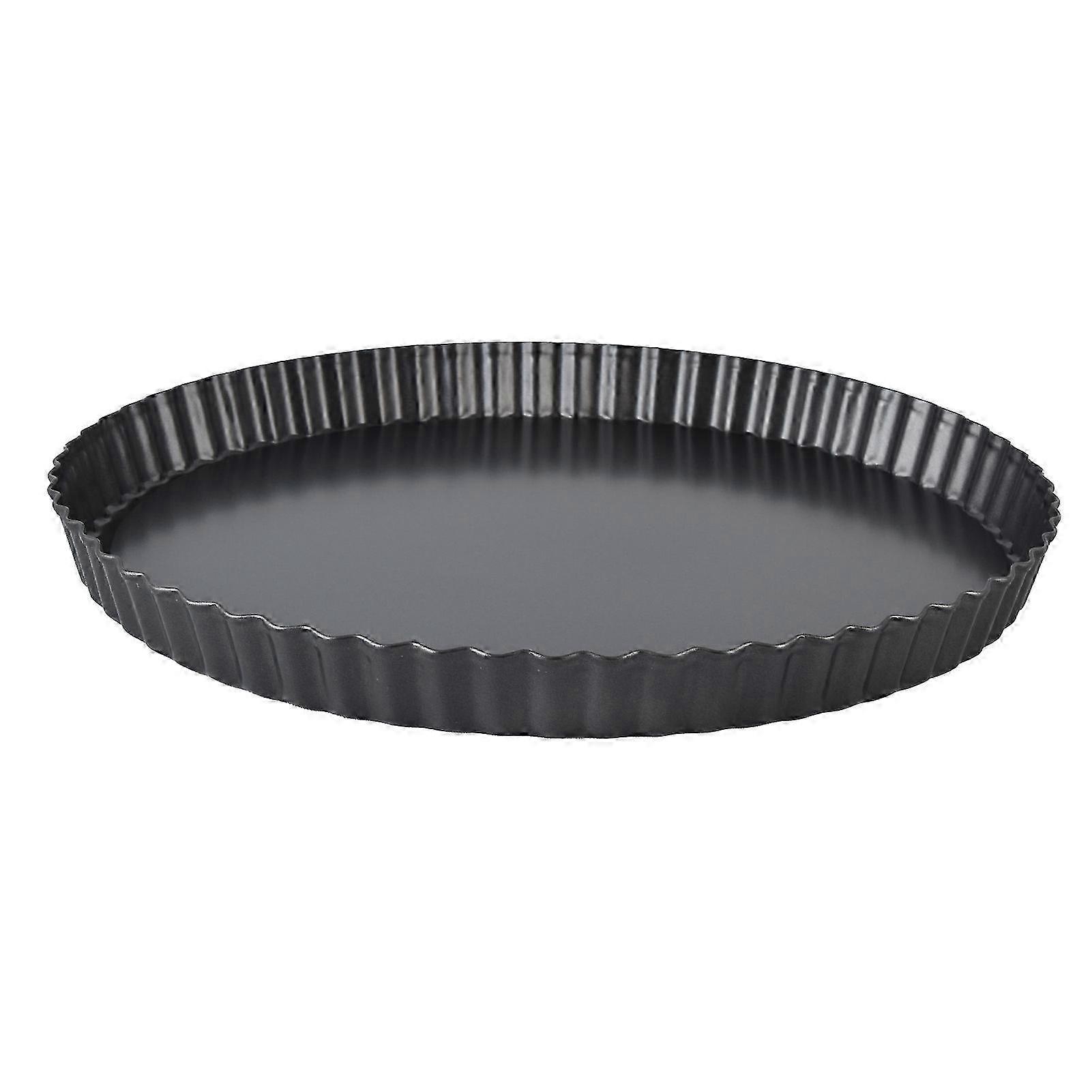 Nonstick Deep Baking Dish with Removable Bottom 13 Inch for Quiche and Pie
