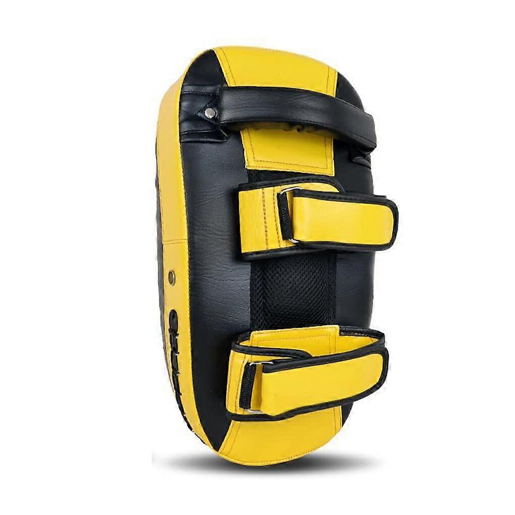 Boxpad Punching Curved Padding Workout Kickboxing Training Coaching Replacement Sparring Practice Protector Gelb