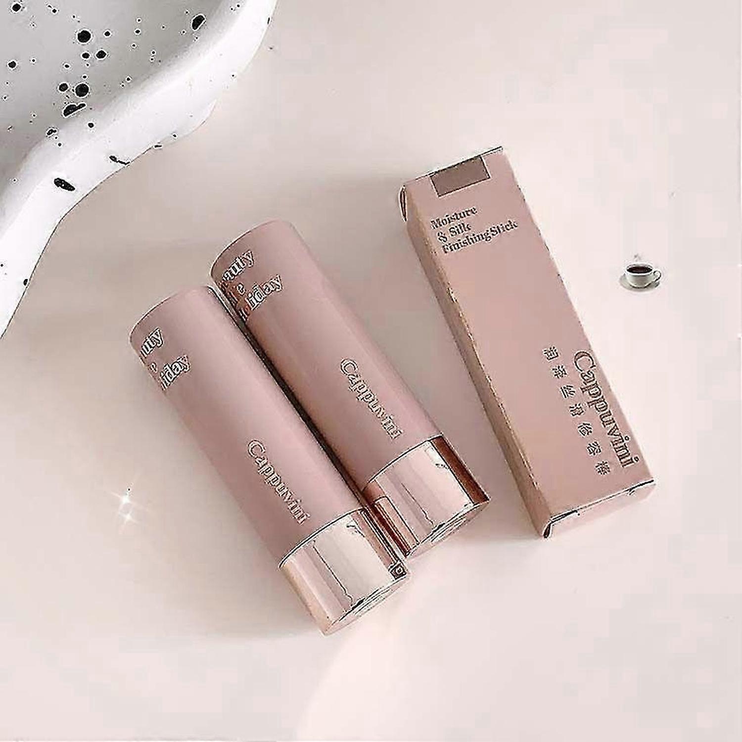 2Pcs Natural Finish Cream Contour Stick, Blendable & Smooth Matte Bronzer Stick, Waterproof & Long Lasting Face Shaping Contour Stick