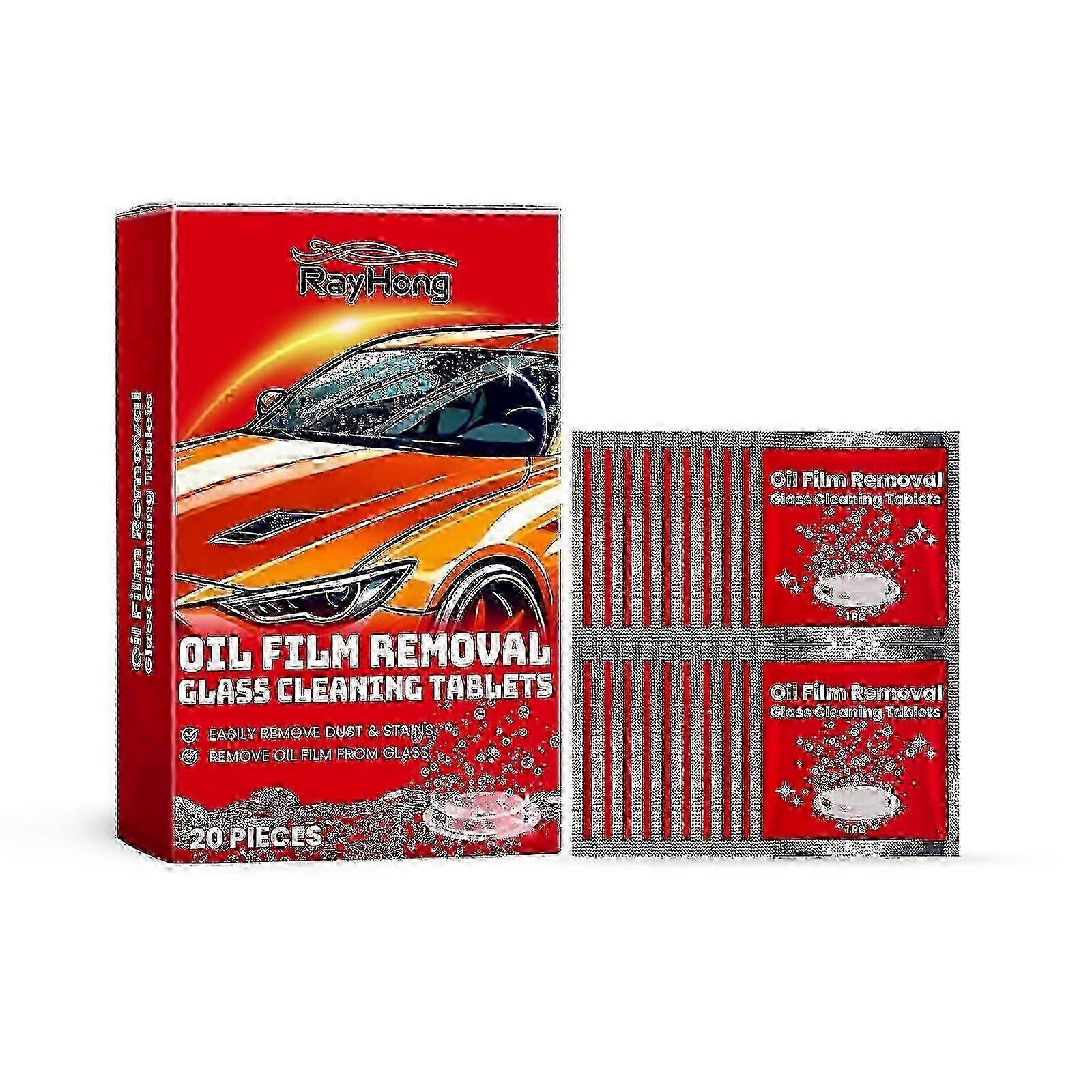 Windshield Cleaning Effervescent Tablets, Car Window Glass Stains And Waterproofing Tablets