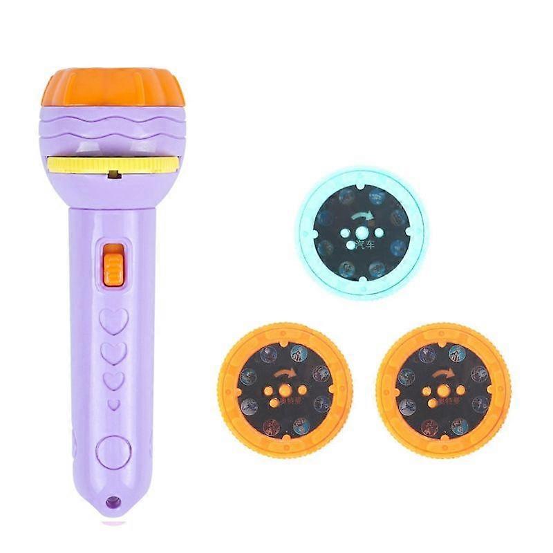 3 Sets Flashlight, Specification: Purple + 24 Patterns Purple + 24 Patterns