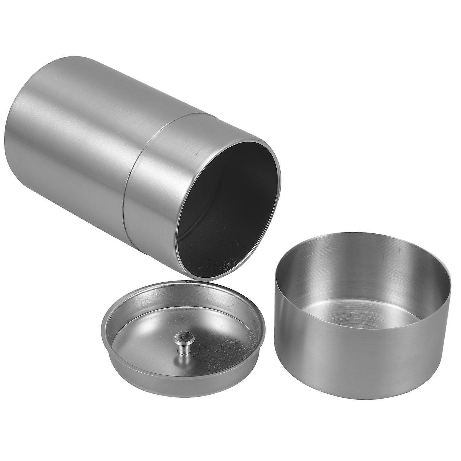 Stainless Steel Large Airtight Tea Storage Jar for Snacks, Accessories, and Kitchen Organization – Keeps Food Fresh and Dry with Chic Design