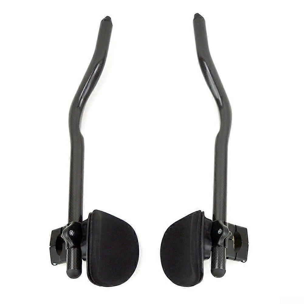 The T800 carbon fiber handlebar addon enhances cycling comfort for flat handlebars (3K glossy finish).