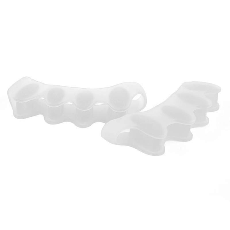 2pcs Hallux Valgus toe spreader separates toes toes support toe separatorwhite
