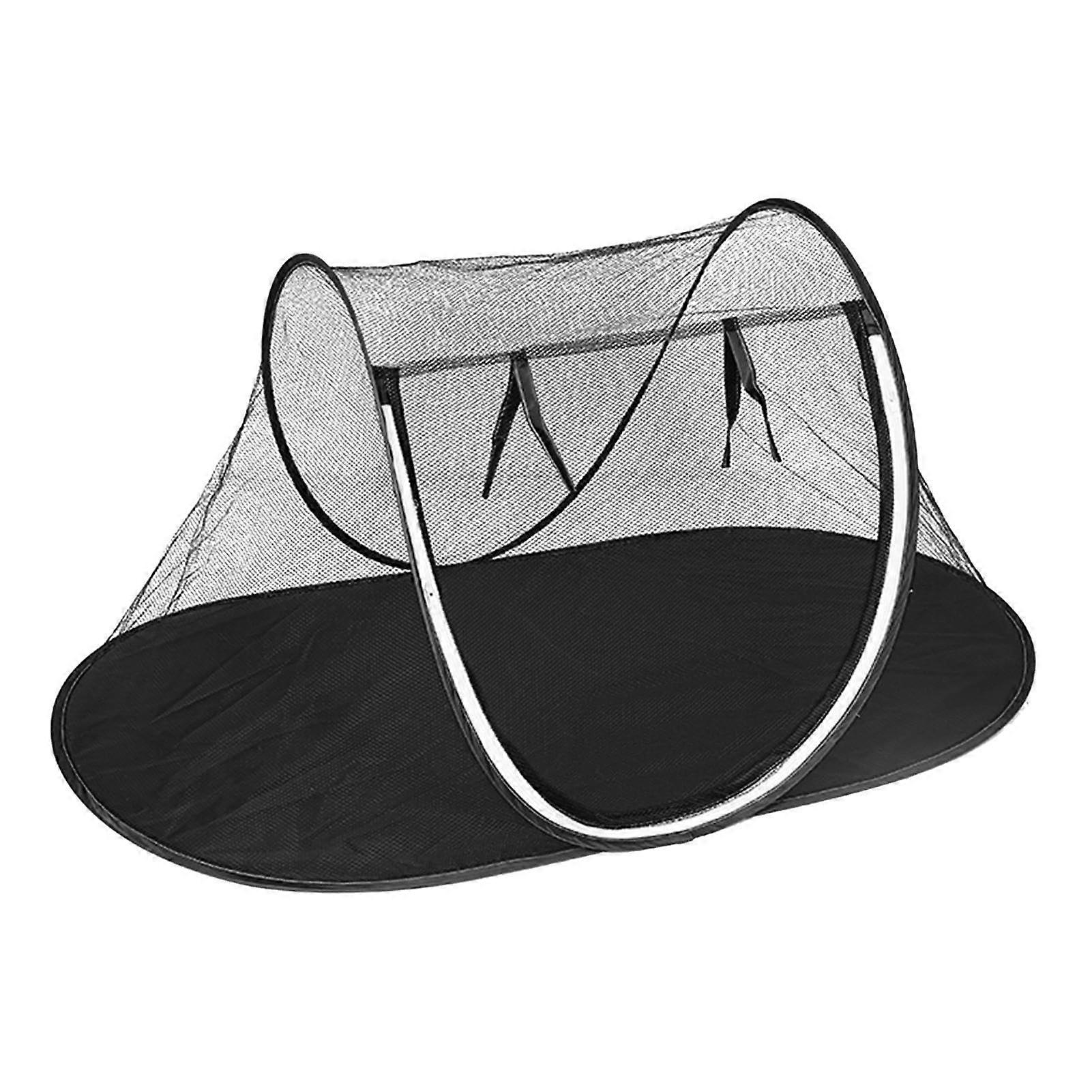 Pet enclosure – for pets, foldable, portable, outdoor cat shelter, range playpen for small dogs, collapsible, waterproof black