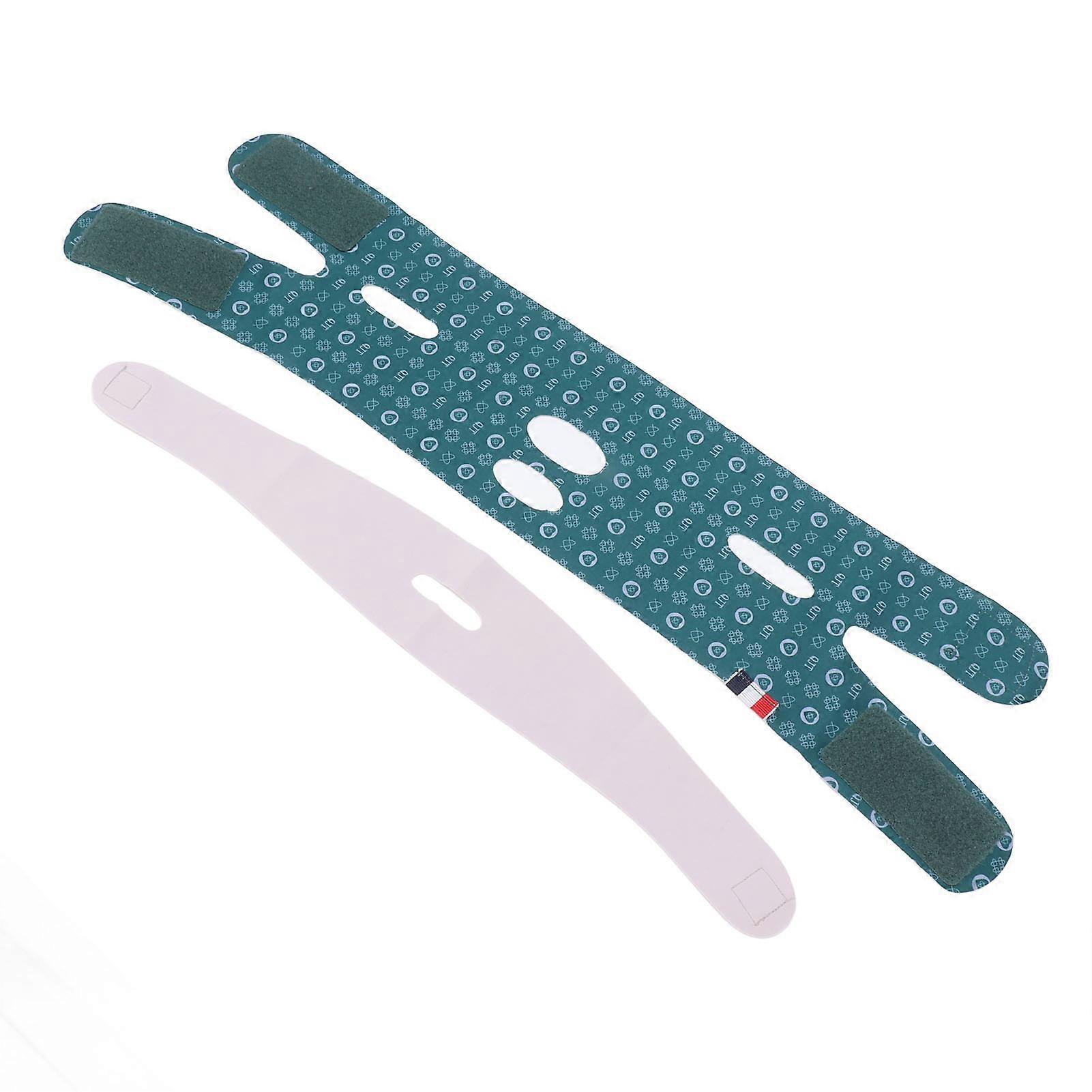 Reusable V Line Lifting Facial Slimming Strap Soft Breathable Double Chin Reducer Strap