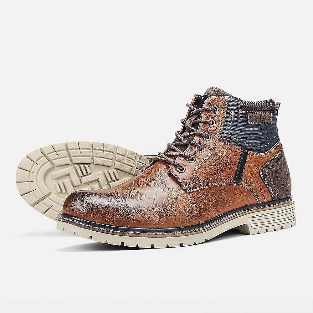 Retro Miehet Talvisaappaat Lämpimät Miehet Talvikengät