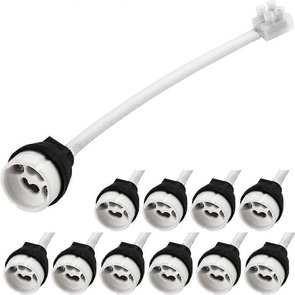 10 ks GU10 Standardní žárovka Objímka Držák Lampy a svorkovnice / Můstek