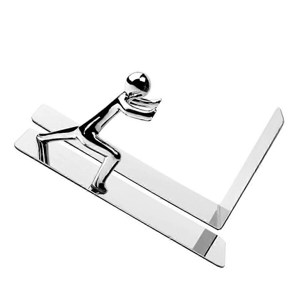 Unique Metal Bookends For Desk Decorative Heavy Duty Bookend Simple Style Zinc Alloy 1 Pair