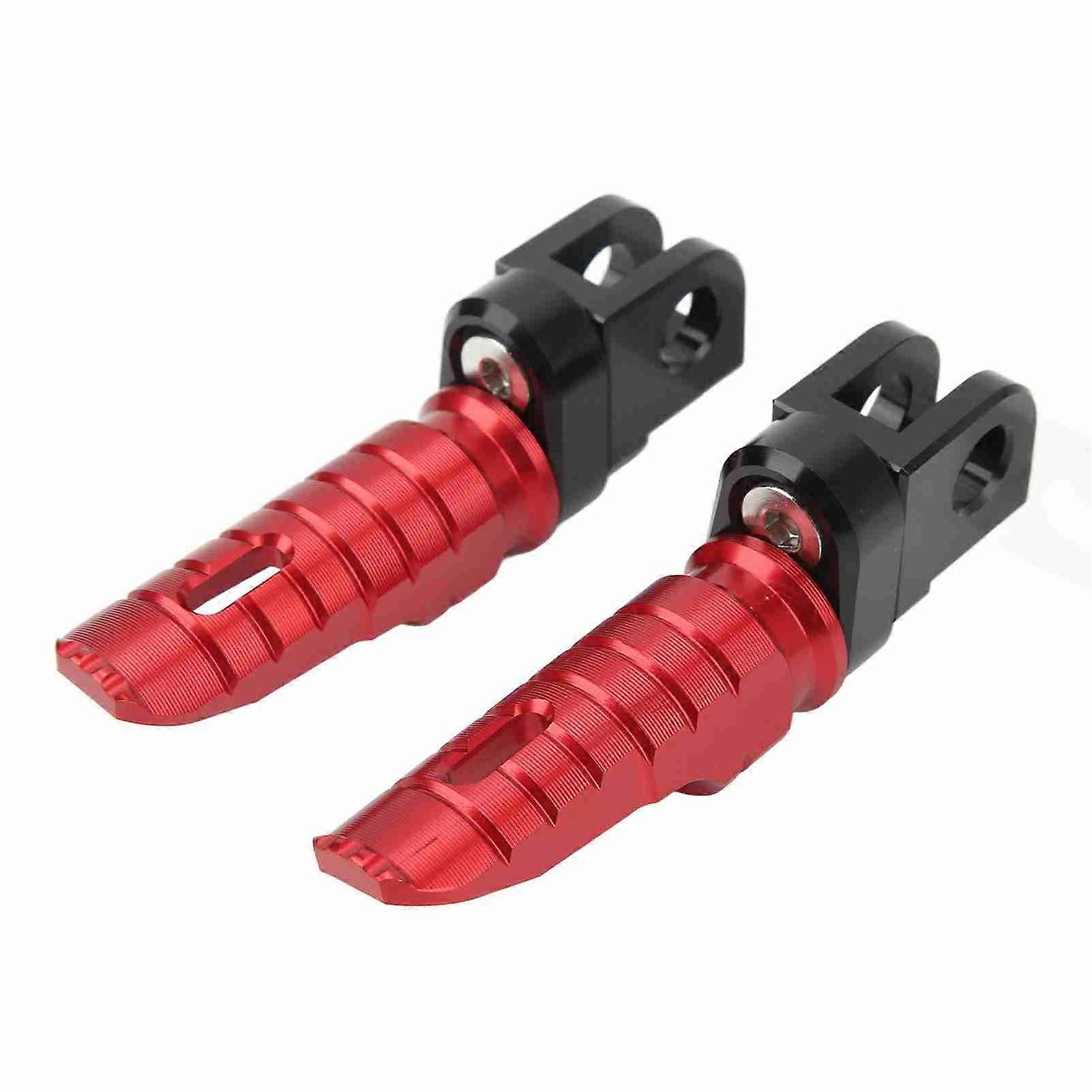 1 Pair Front Foot Pegs CNC T6063 Aluminum for 450SR 2022-23 Red