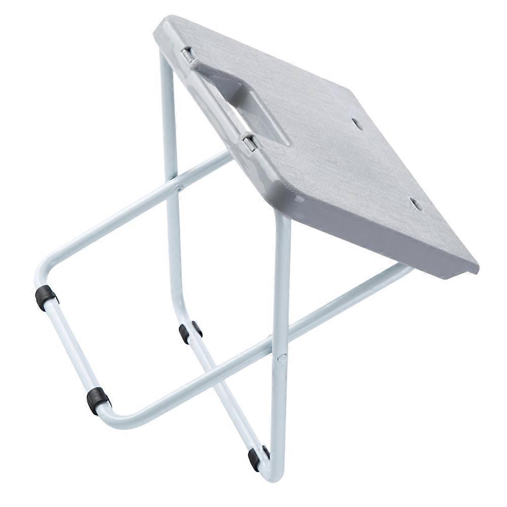 Folding Camp Stool Portable Minimalist Design Square Iron Material 1Pack