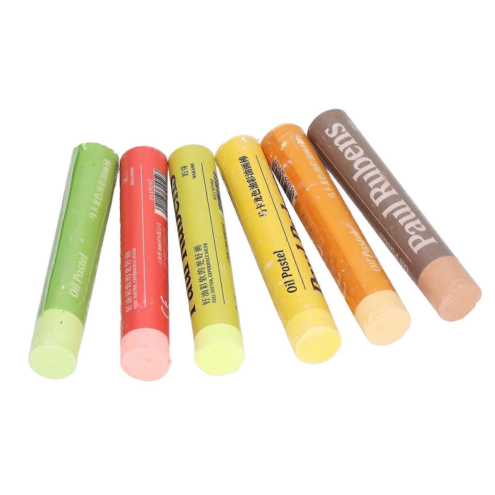 Oil Pastels 26 Colors Strong Adhesion Exquisite Oil Pastels Painting Set Art Supplies with Pearlescent Colors