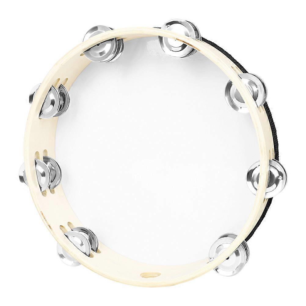 Hand Tambourine For Children Noise Making Double Layer Design Performance And Classroom Music Events 1Set