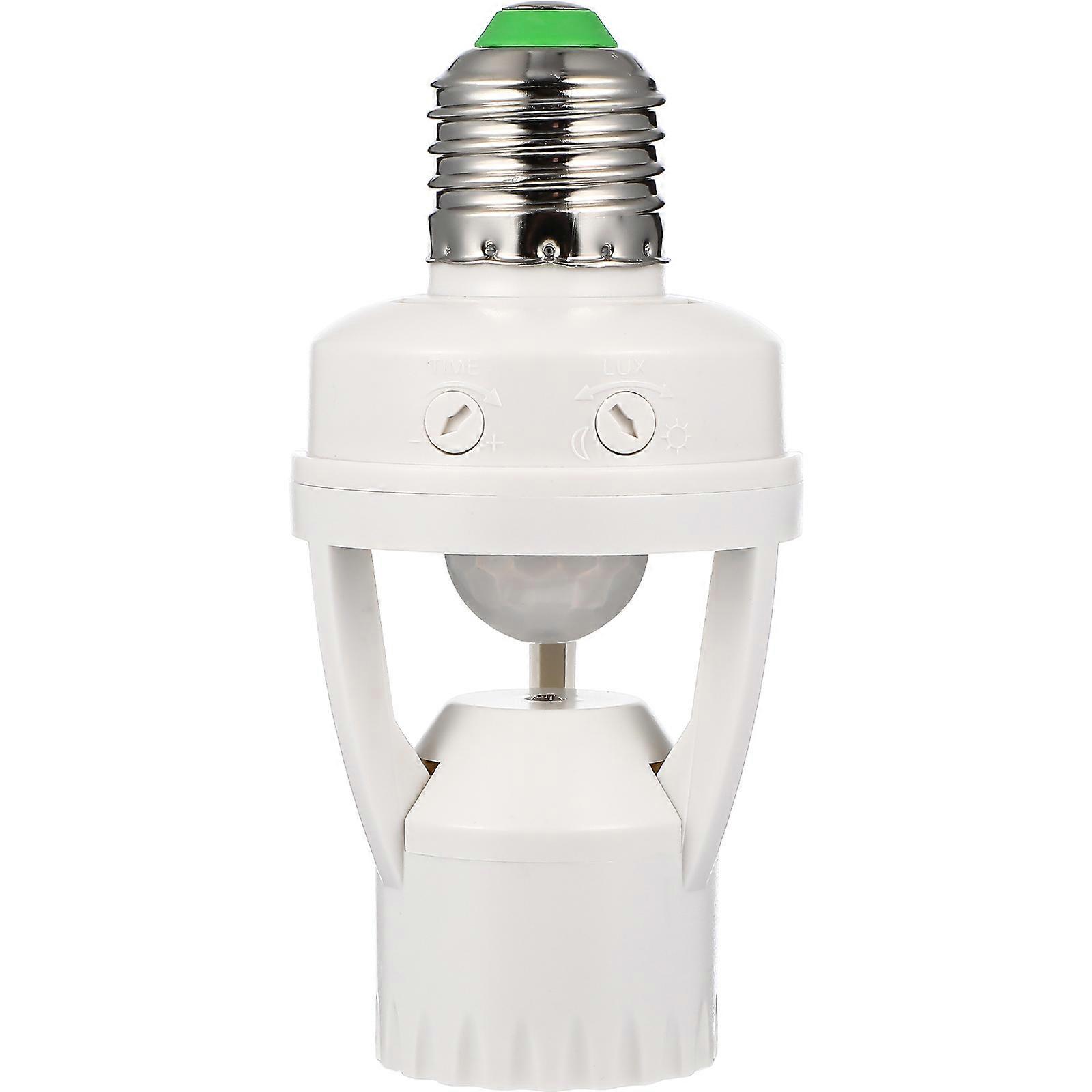 Lamp Bulb Socket Holder E27 Infrared Sensor For Bedrooms Baby Rooms Closets 1Pack