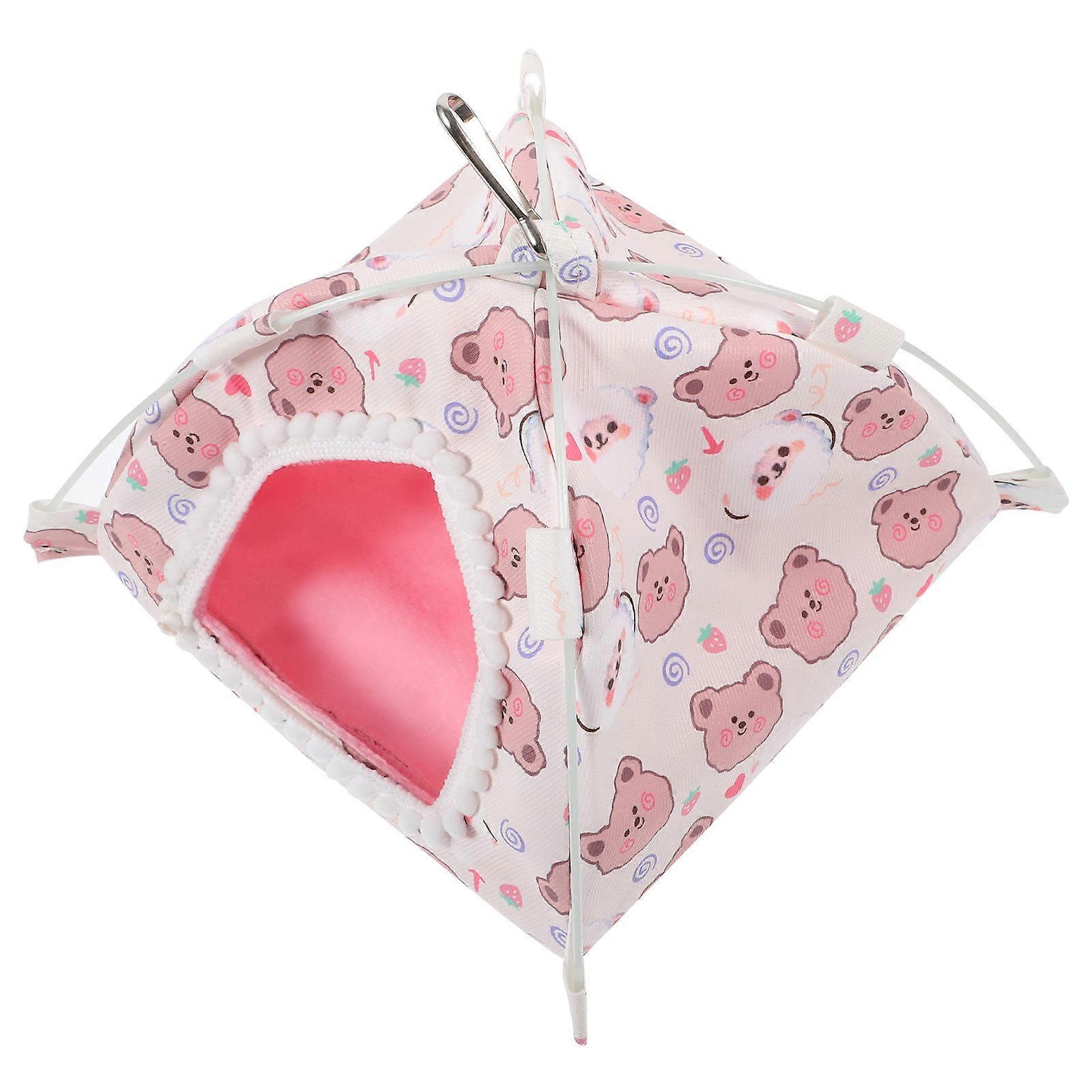 Small Pet Tunnel Plush Tent for Hamster Hideout 1 Piece