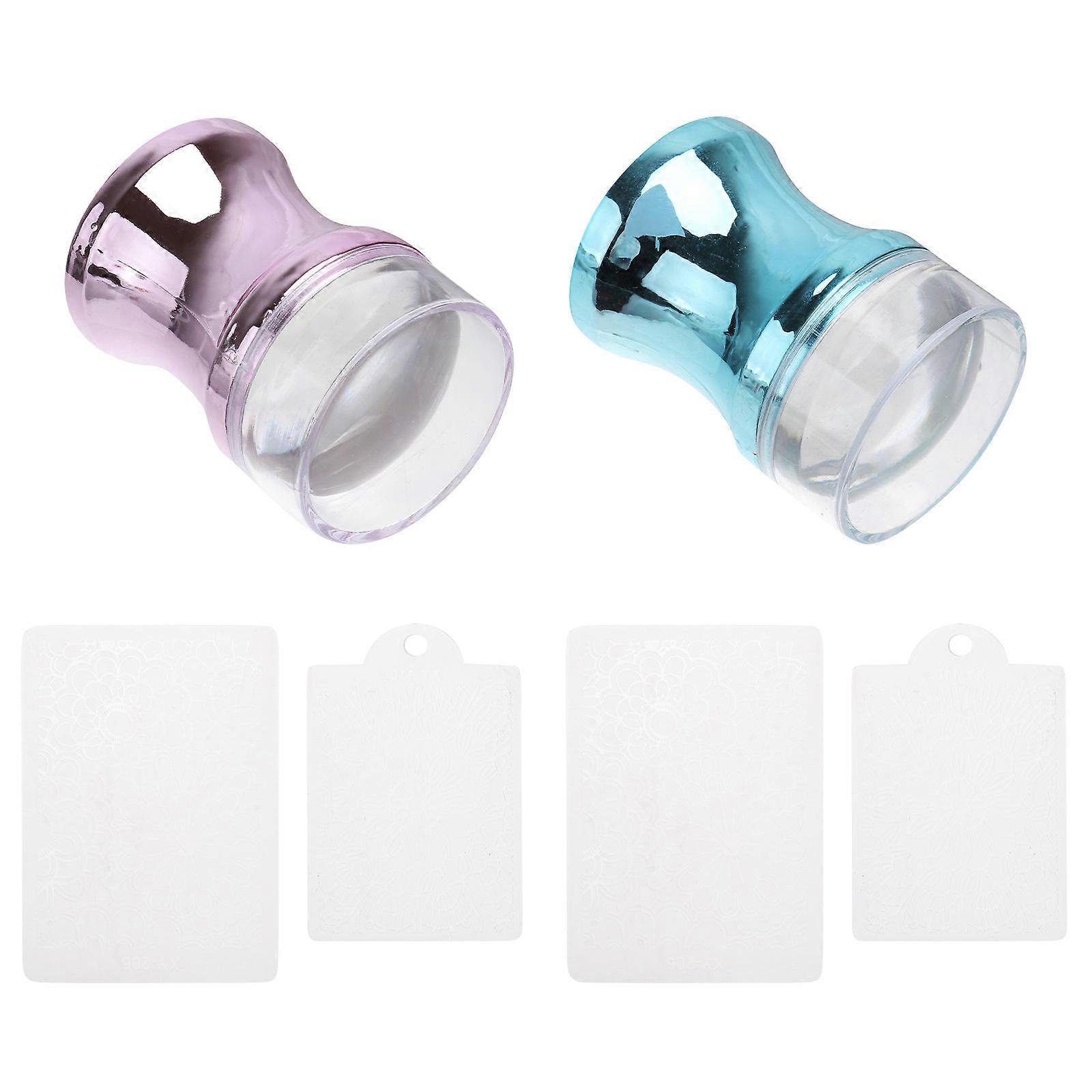 Nail Stamping 1 Set of Manicure Tools with Scraping Board for Manicure Beginners in Assorted Color