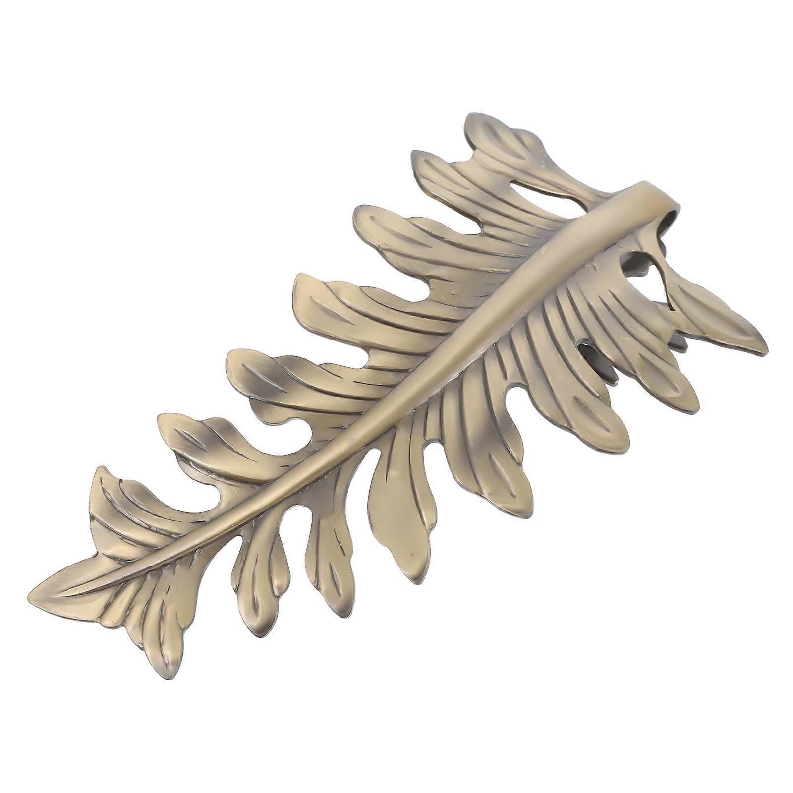 Metal Big Leaf Curtain Holdback For Home Office Simple Design 1Pcs