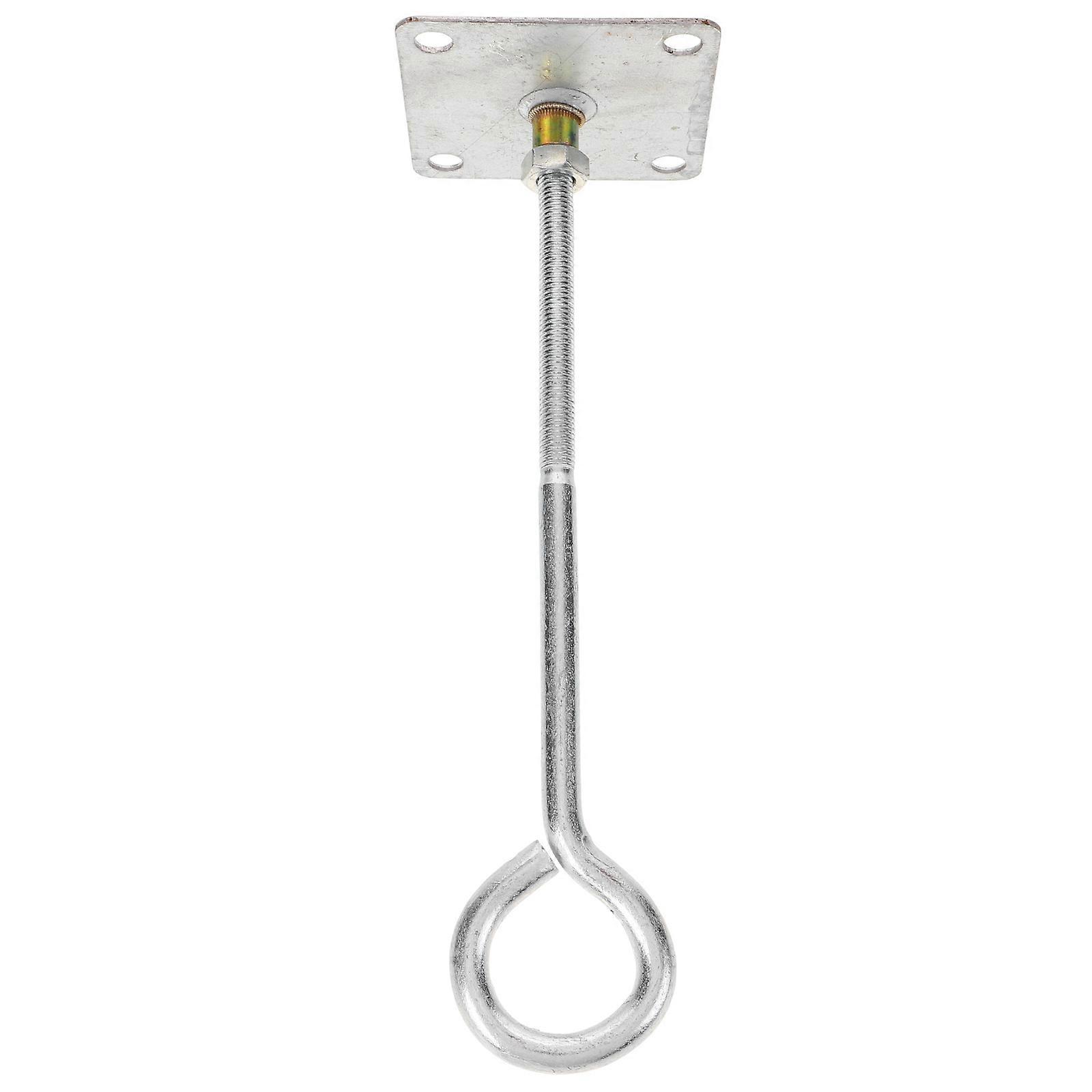 Ceiling Hook Heavy Duty Hanging Fan Fixing Hook Closed Ring for Mounting 1 Set