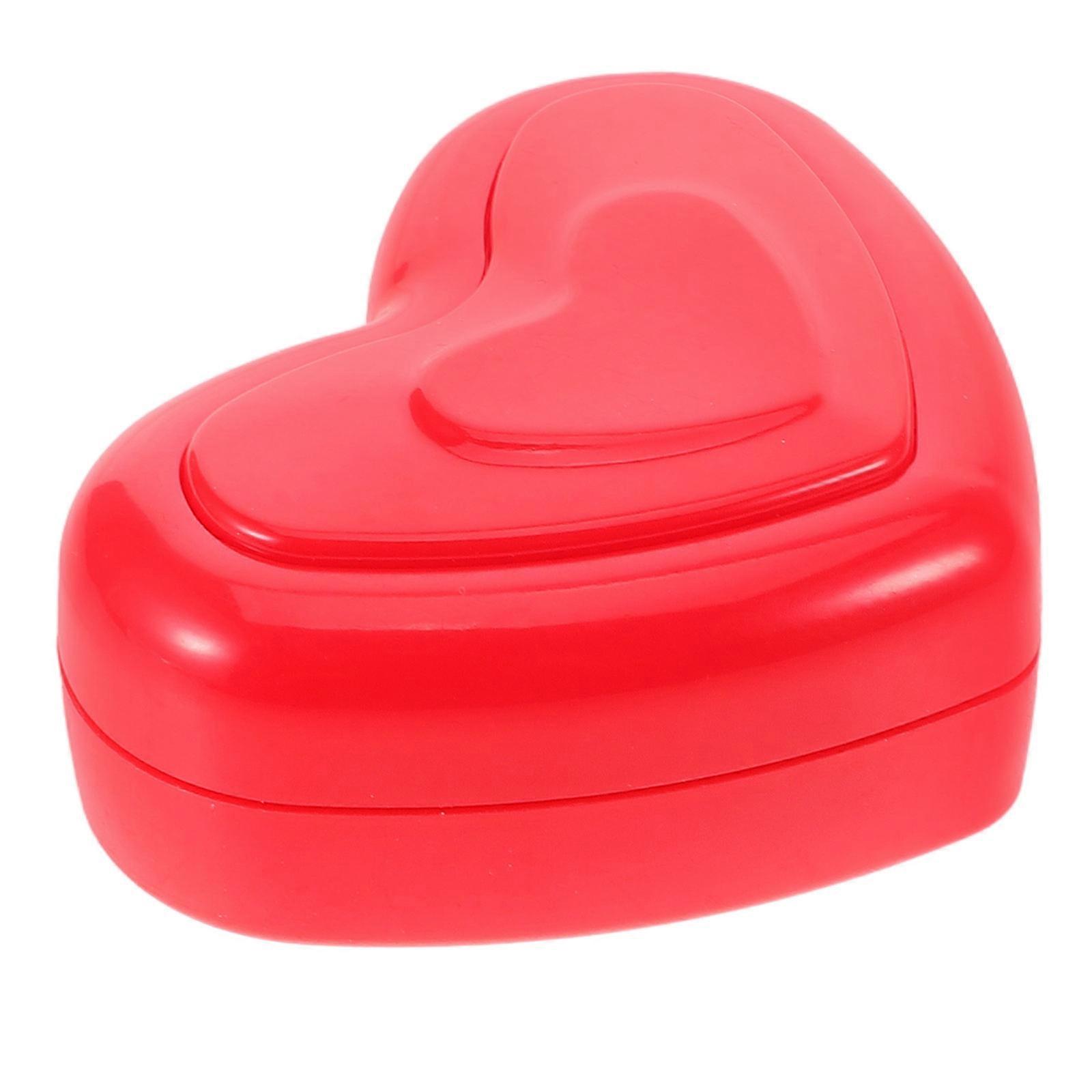 Red Heartbeat Simulator Toy with Peaceful Sound for Stuffed Animals Plastic 1 Piece